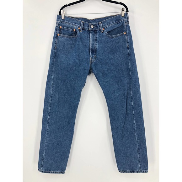 Levi's Other - Levi's 505 Jeans Mens Sz 36x32 Blue Straight Leg